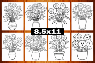 200 Bold and Easy Flower Coloring Pages Graphic by KDP PRO DESIGN ...