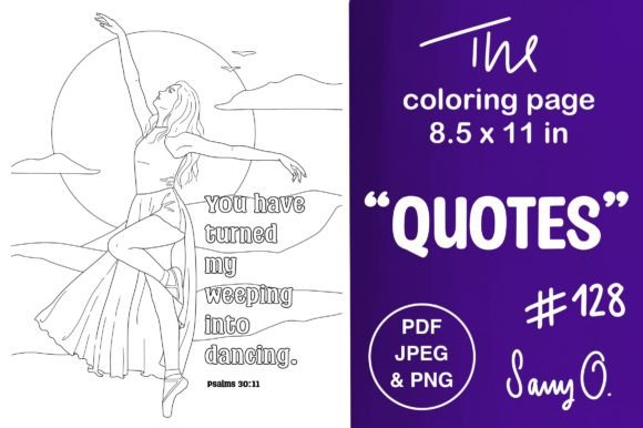 Christian Quote Bible Ballet Dancer KDP