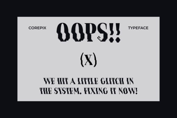 Corepix Font - Preview 1