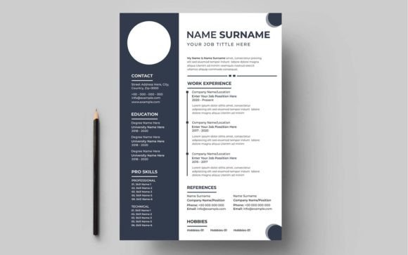 Creative Resume Template Design