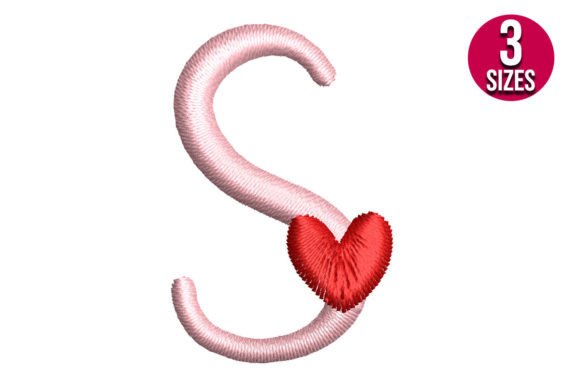 Letter S with Heart