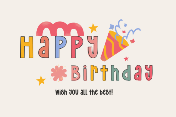 Birthday Party Font - Preview 1