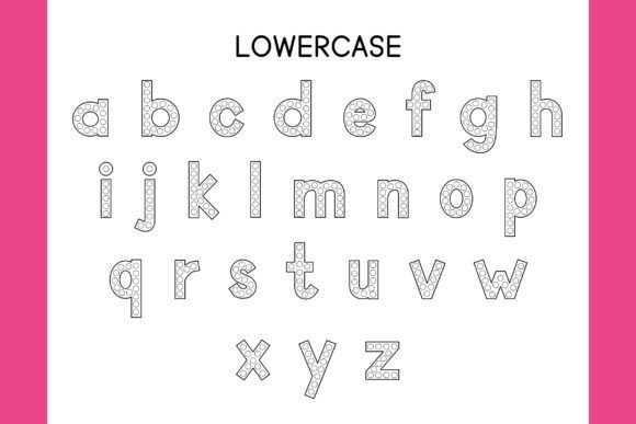Do-a-dot Alphabet Font - Preview 2