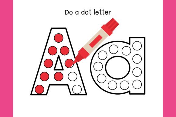 Do-a-dot Alphabet Font - Preview 4