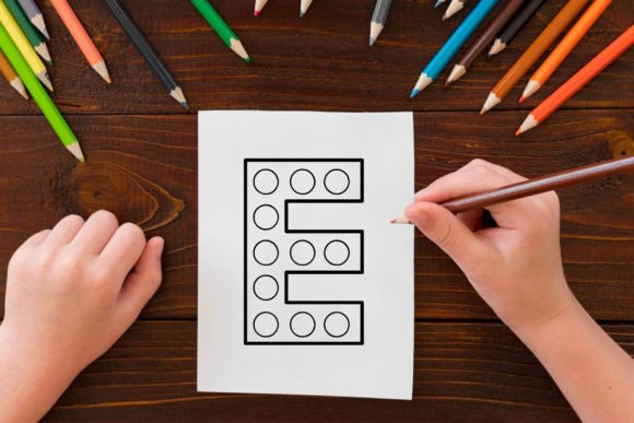 Do-a-dot Alphabet Font - Preview 5