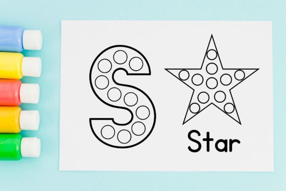 Do-a-dot Alphabet Font - Preview 6