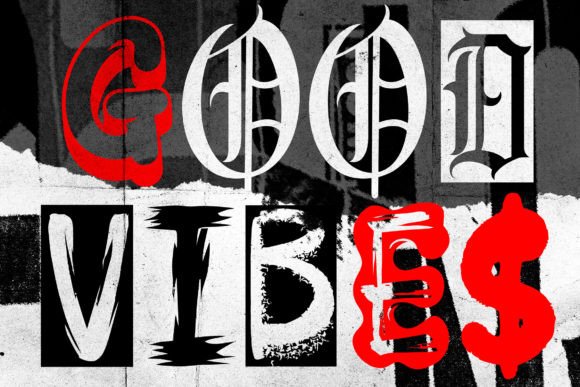 Rebel Frisco Graffiti Urban Y2k Font PNG with transparent background - Preview 4