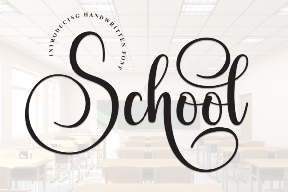 School Fontes Script Fonte Por william jhordy