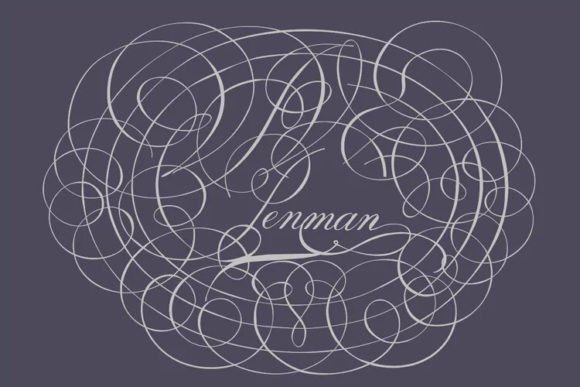 Indenture English Penman Font PNG with transparent background - Preview 4