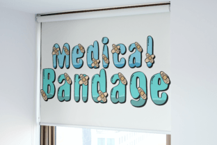 Medical Bandage Font by VividDoodle · Creative Fabrica