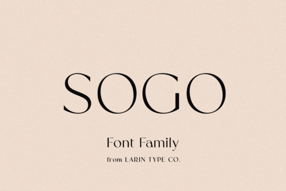 Preview specimen of Sogo sans serif font