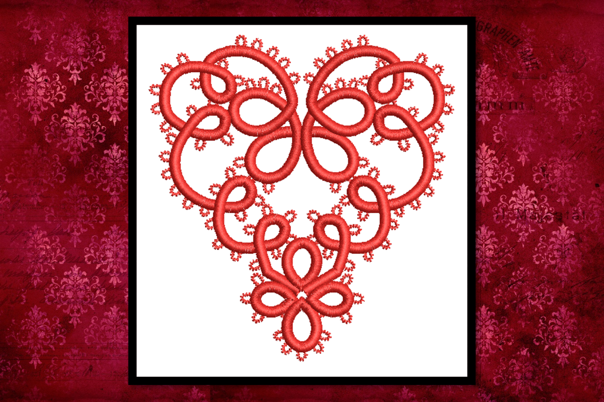 Tatted Pretty Heart