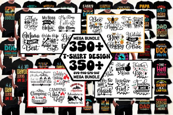 Tshirt Designs Mega Bundle Graphics