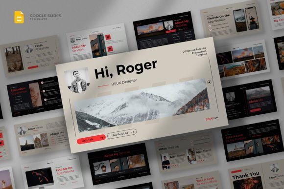 CV Resume Portfolio - Google Slides