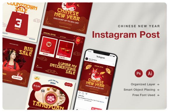 Chinese New Year Instagram Post
