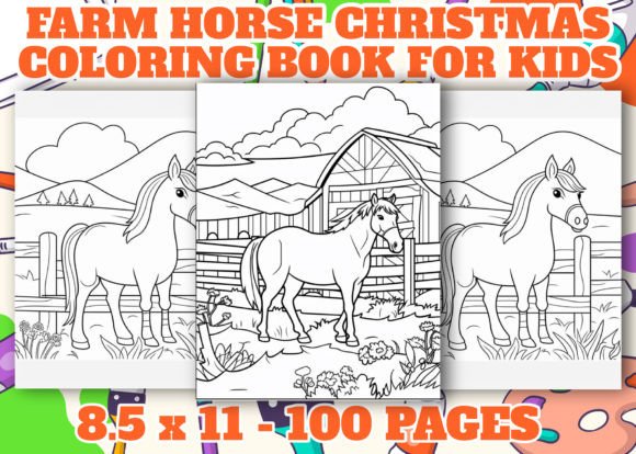 Farm Horse Coloring Pages