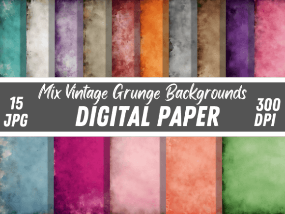 Mix Vintage Rough Grunge Background Pape