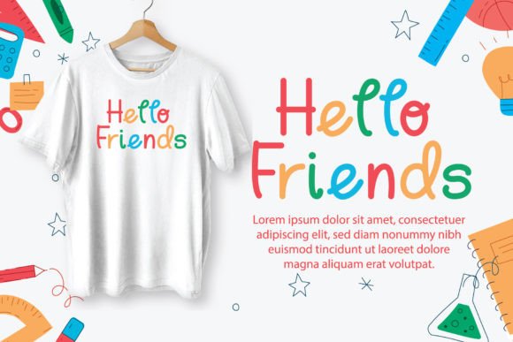 Back to School Font - Preview 3