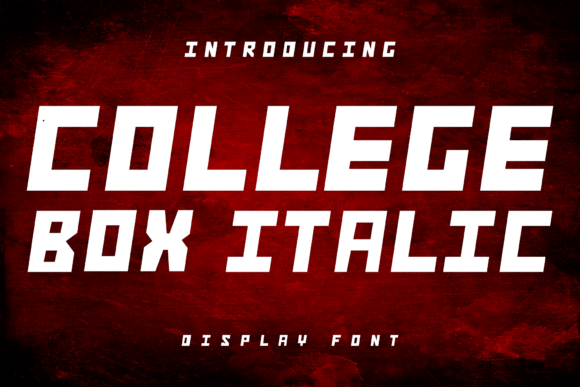 College Box Italic