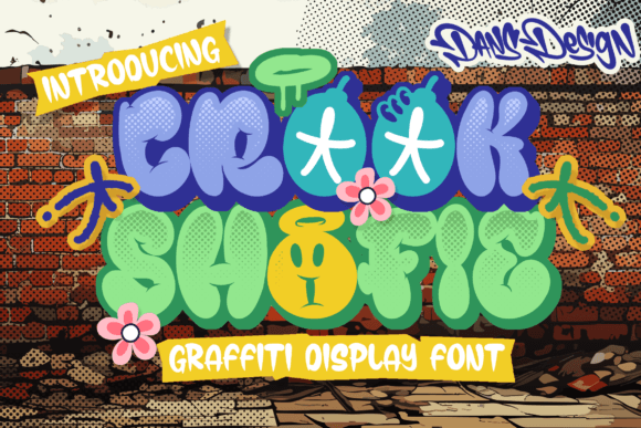 Crook Shofie Display Font By Dansdesign