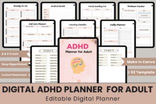 Mega Digital Planner Bundle Canva Graphic by munjixpro · Creative Fabrica