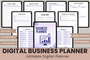 Mega Digital Planner Bundle Canva Graphic by munjixpro · Creative Fabrica
