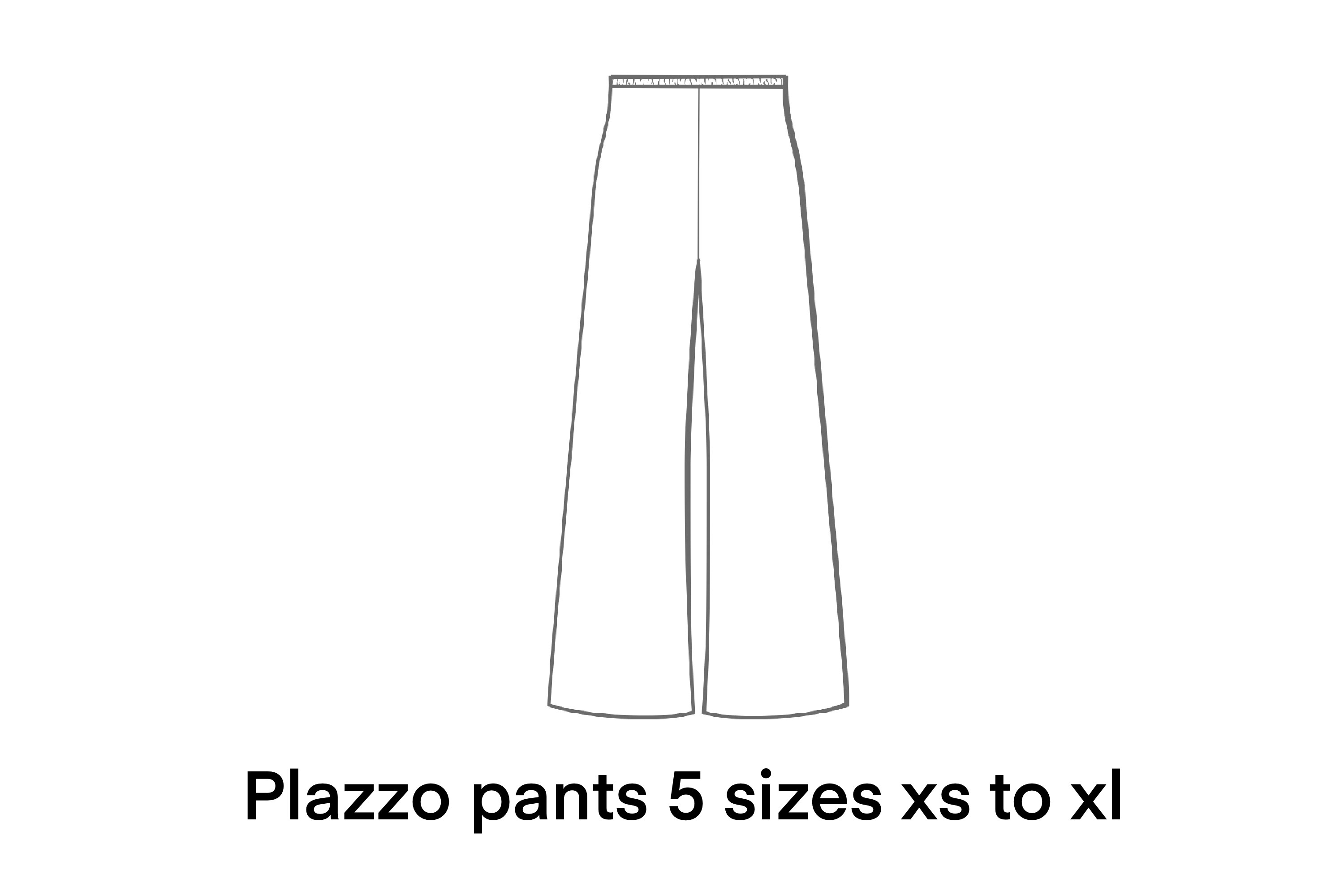 Palazzo Pants Sewing Pattern