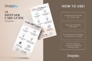 Printable Car Diffuser Care Guide Canva Graphic by SnapyBiz · Creative ...