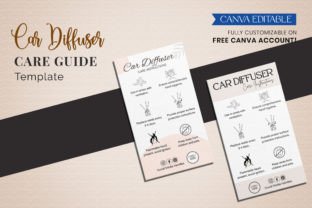 Printable Car Diffuser Care Guide Canva Graphic by SnapyBiz · Creative ...
