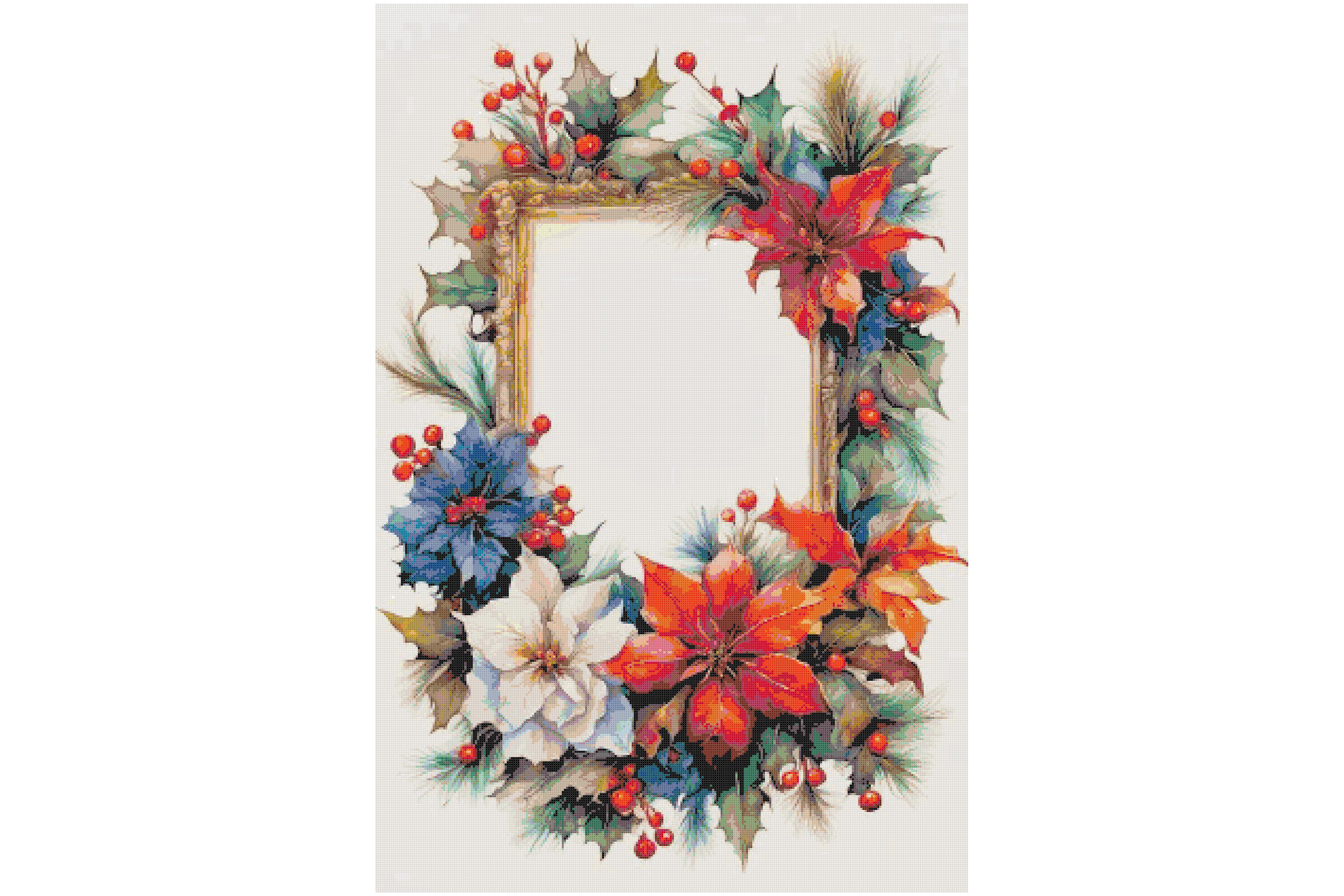 Flowers Counted Cross Stitch Patterns