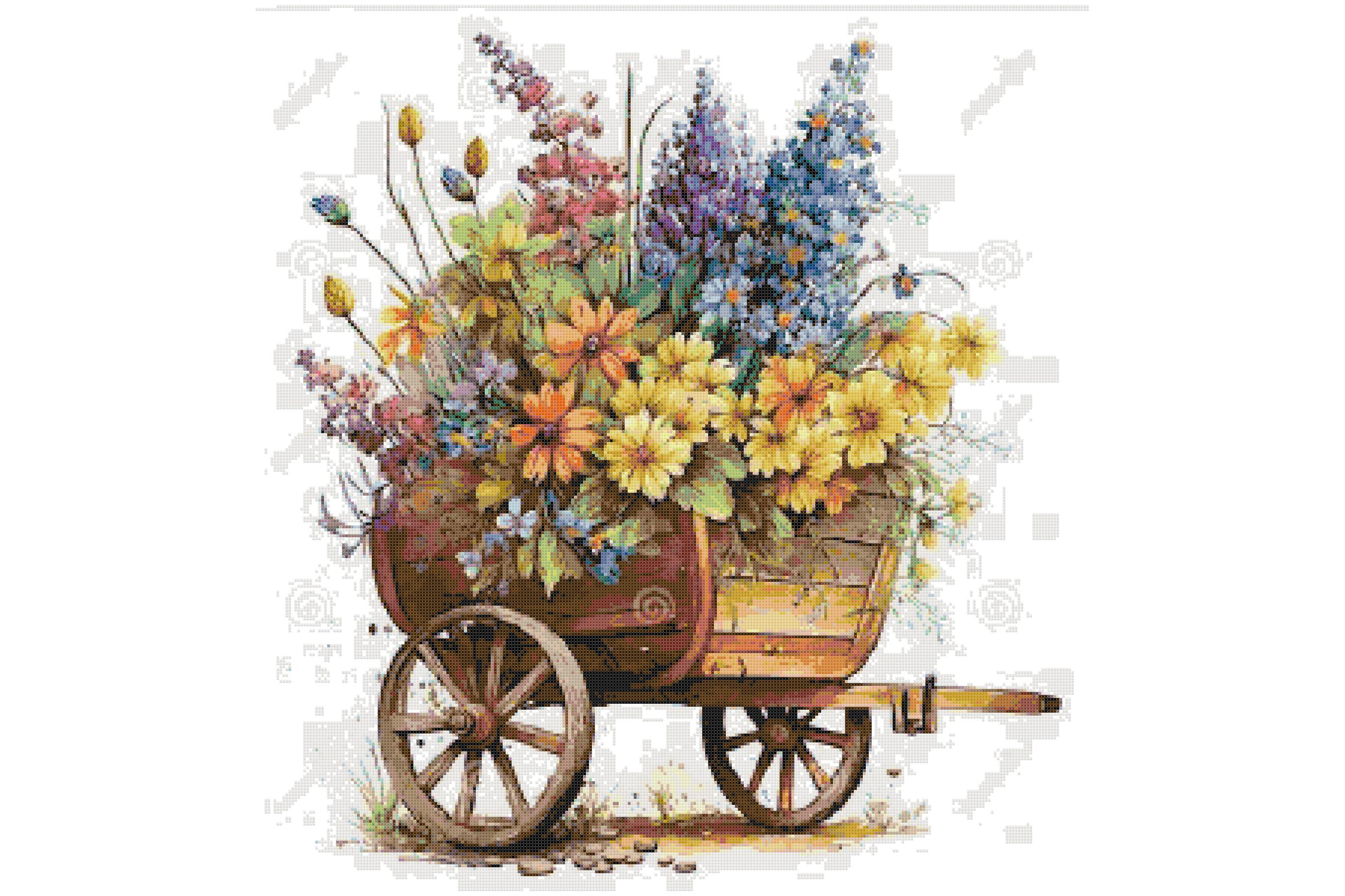 Flowers Counted Cross Stitch Patterns