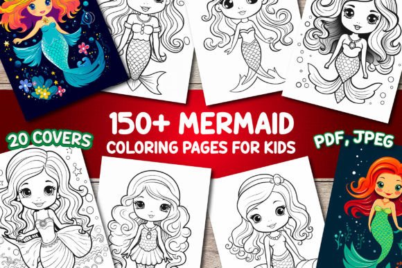 Mermaid Coloring Pages