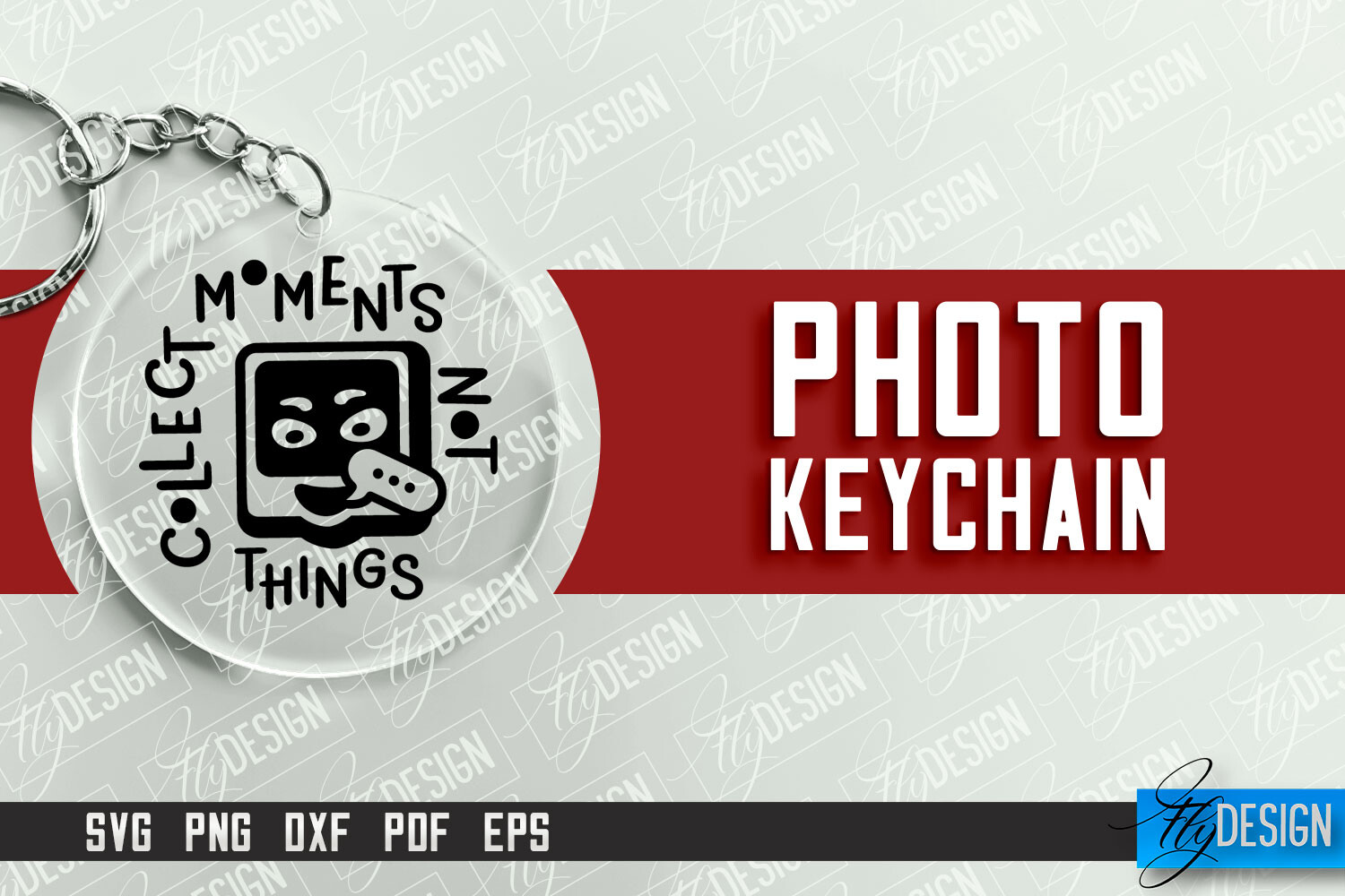 Photo Keychain Design | Round Keychain Graphic by flydesignsvg ...