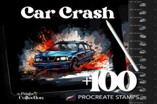 100+ Procreate Car Crash Stamps Graphic by myprintscollection ...