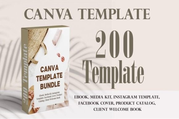 Lead Magnet Canva Template Bundle with ebook and marketing layouts