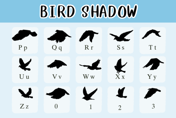 Bird Shadow Font - Preview 2