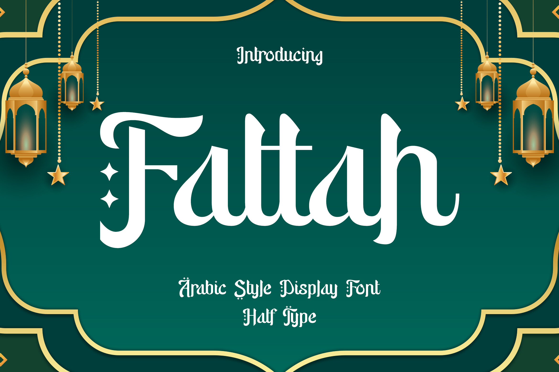 Fattah Font by Hatf Type · Creative Fabrica font preview