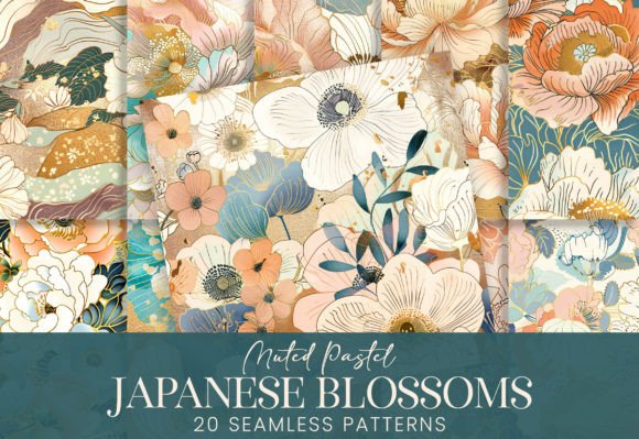 Japanese Blossoms Asian Floral Patterns