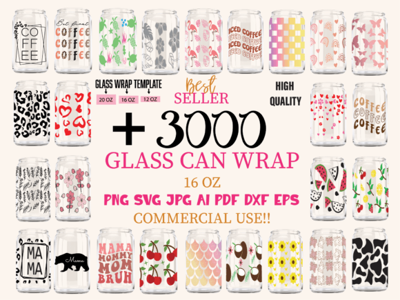 Libbey Can Glass Wraps