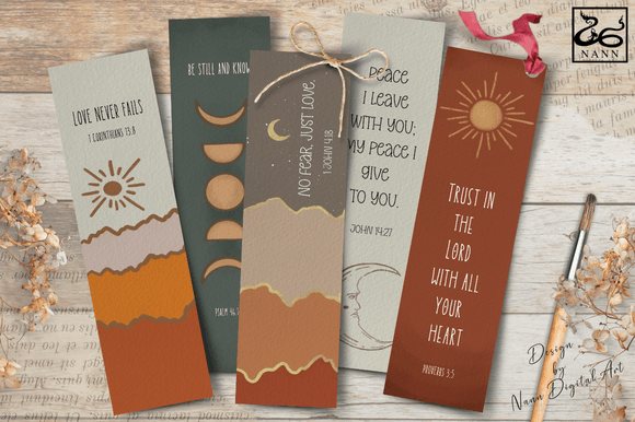 Printable Bible Verse Bookmarks Set #299