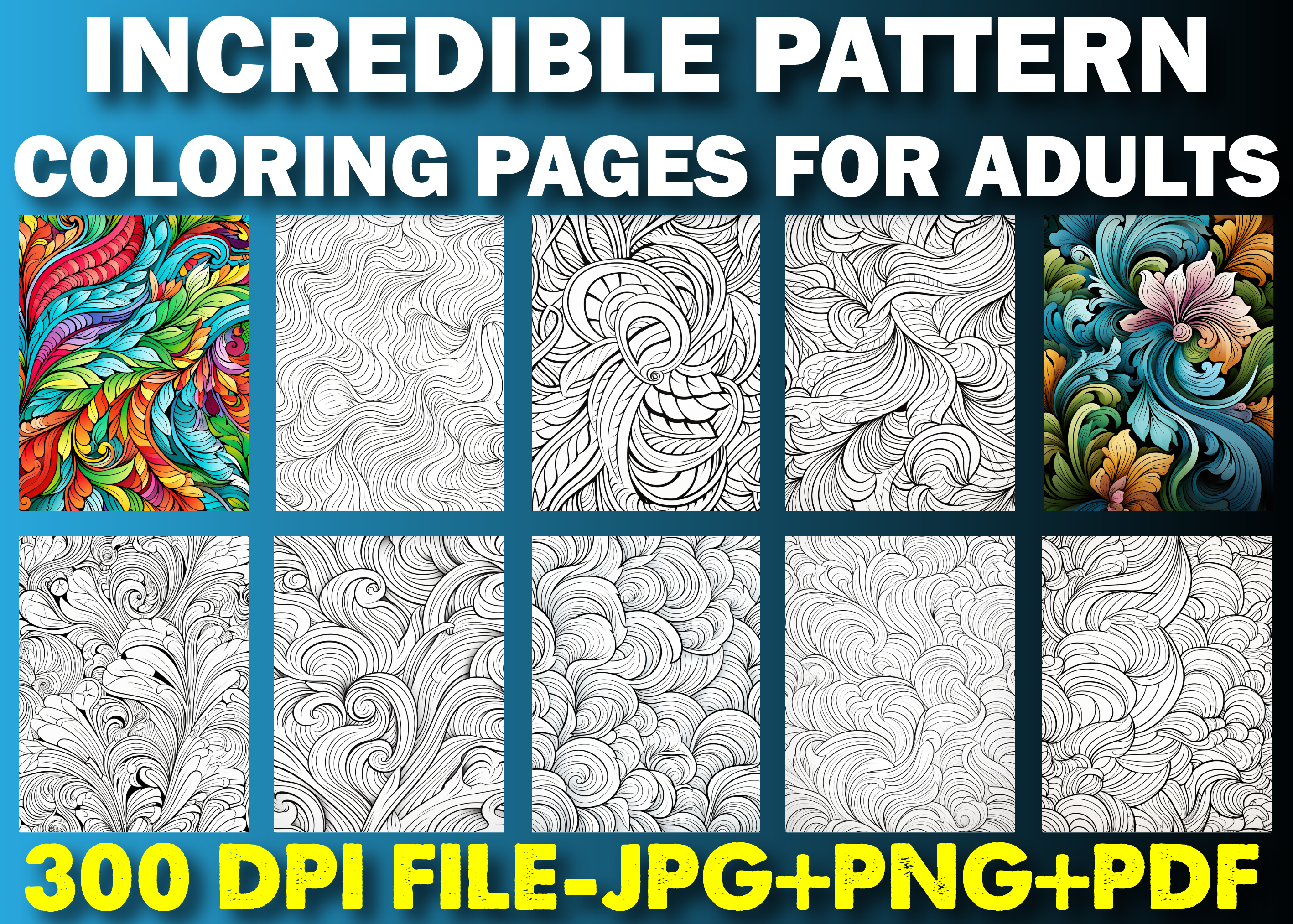 188 Incredible Pattern Coloring Pages