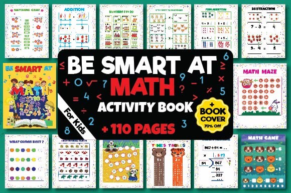 BE SMART at MATH Activity Book for KIDS