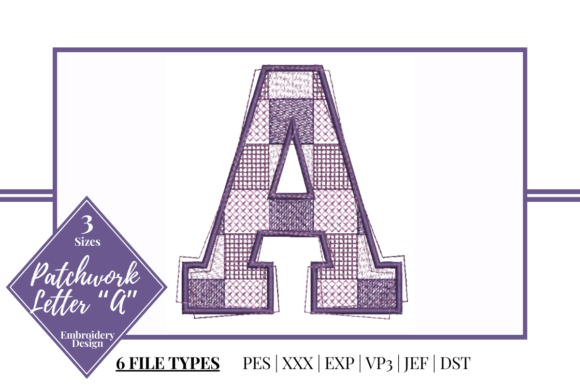 Patchwork Letter a
