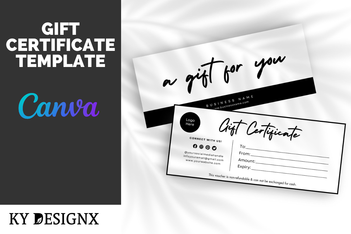 Editable Gift Certificate Template
