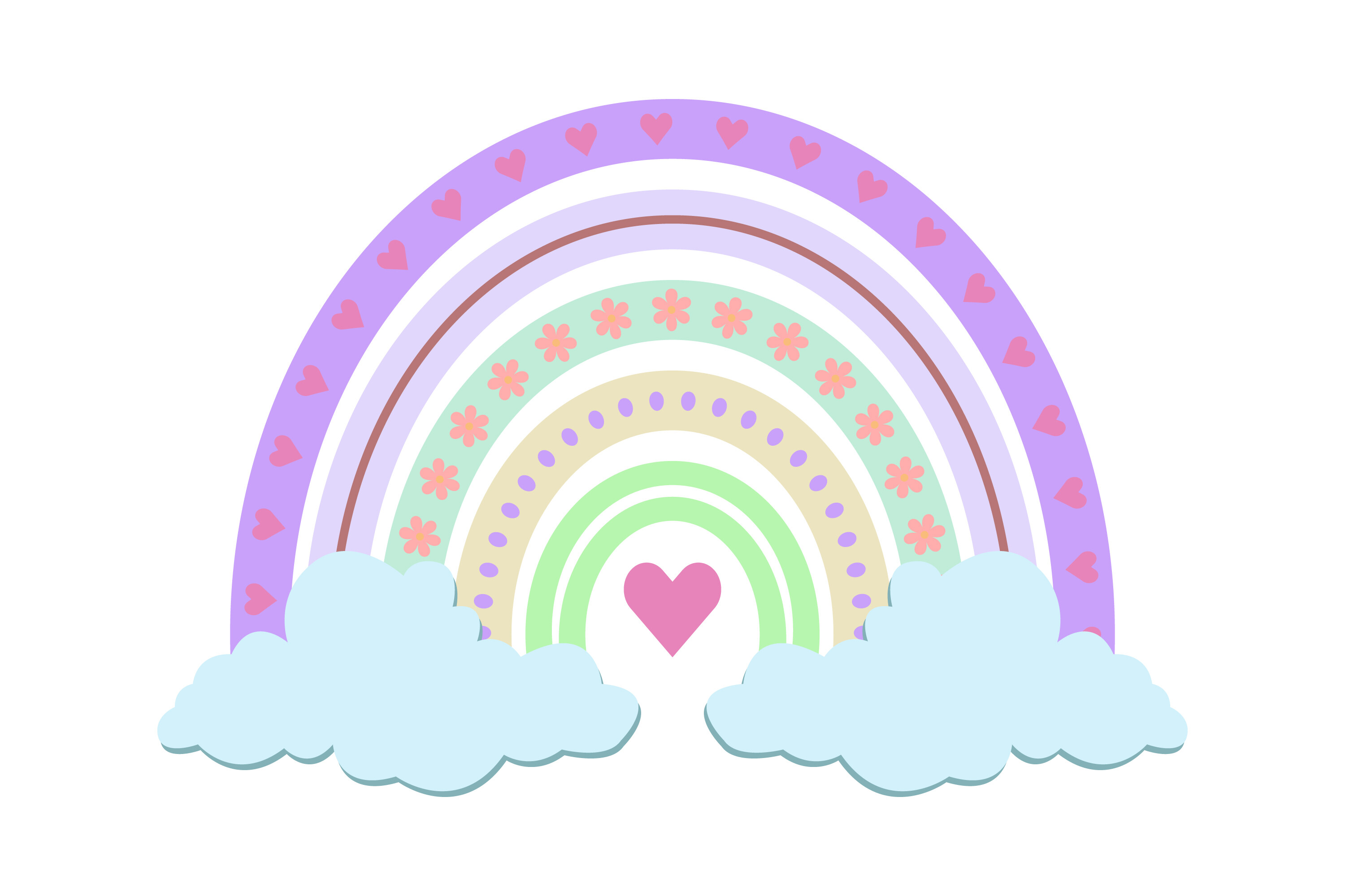 BOHO RAINBOW Graphic by Nayem Khan · Creative Fabrica