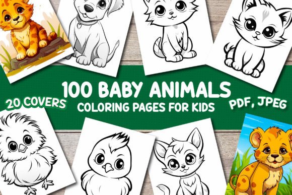 Baby Animals Coloring Pages