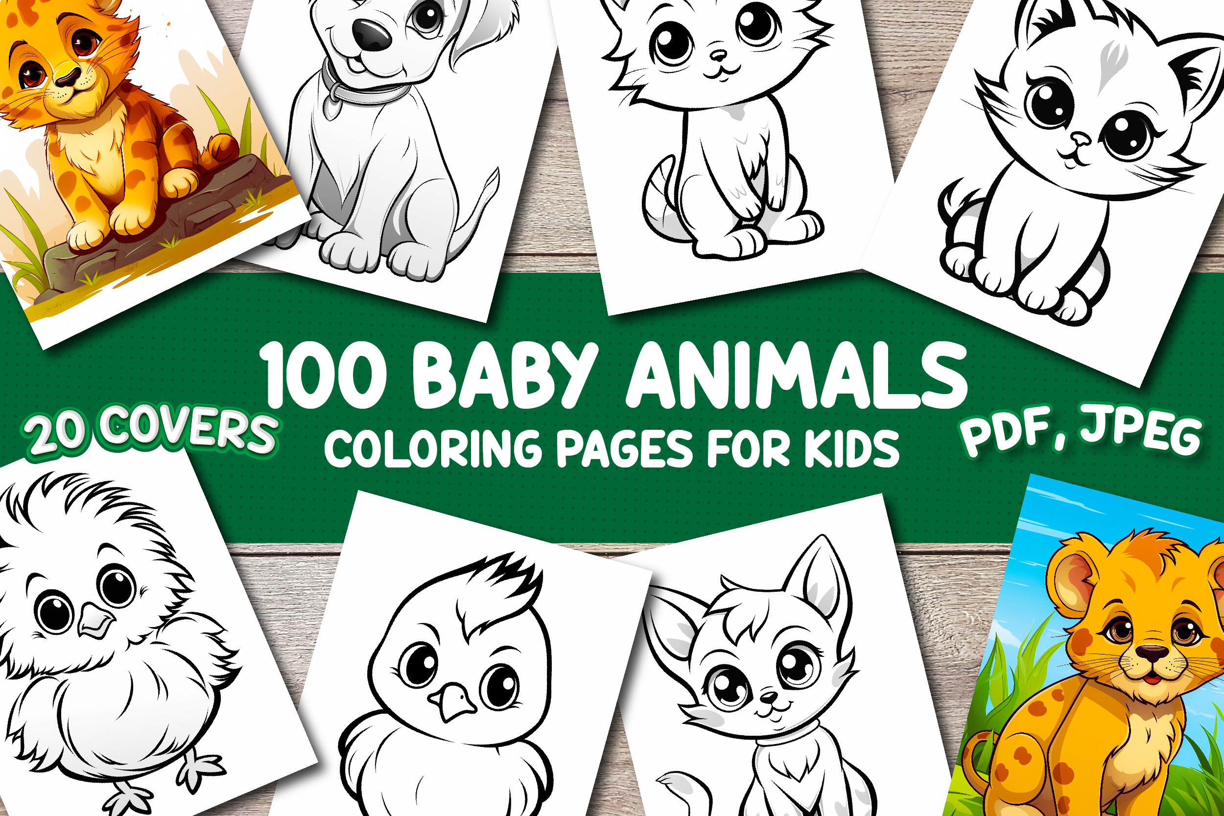 Baby Animals Coloring Pages