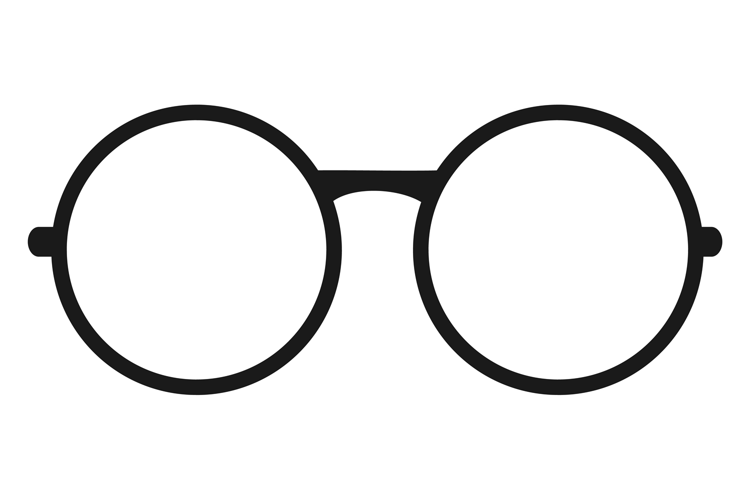Round Spectacles Icon. Eyeglasses Frame Graphic by microvectorone ...
