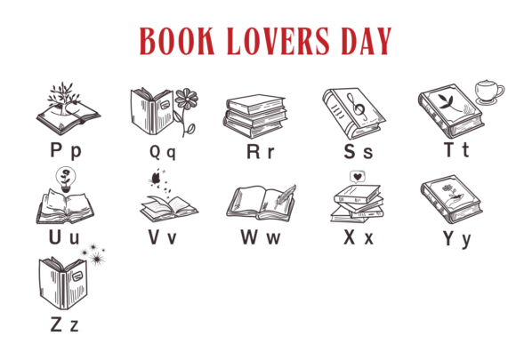 Book Lovers Day Font - Preview 2