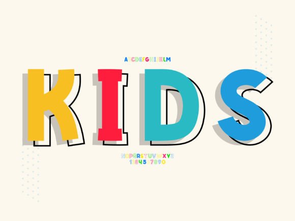 Bright Kids Font - Preview 1
